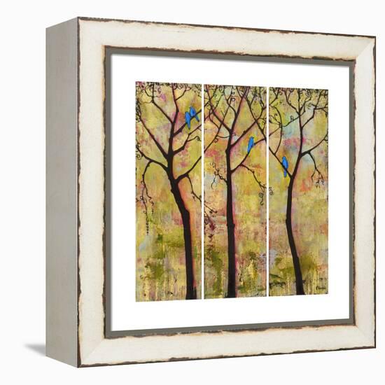 Art Tree Print Triptych-Blenda Tyvoll-Framed Stretched Canvas