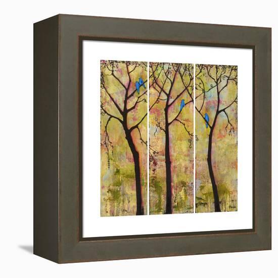Art Tree Print Triptych-Blenda Tyvoll-Framed Stretched Canvas