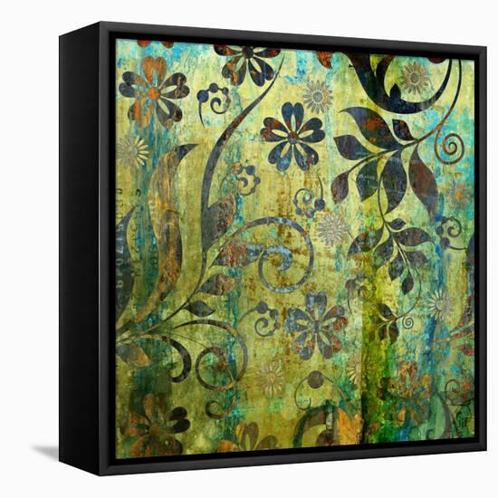 Art Vintage Floral Background Pattern-Irina QQQ-Framed Stretched Canvas