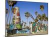 Art Walls, Legal Graffiti, on Venice Beach, Los Angeles, California, USA-Richard Cummins-Mounted Photographic Print