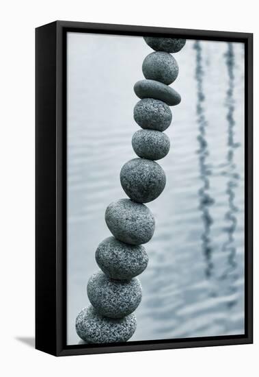 Art with Rocks II-Kathy Mahan-Framed Premier Image Canvas