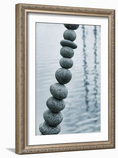 Art with Rocks II-Kathy Mahan-Framed Photographic Print