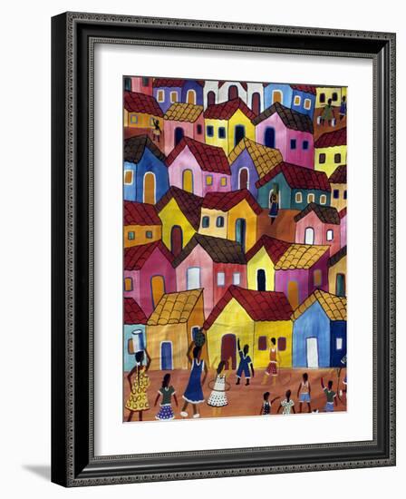 Art Work, Rio De Janeiro, Brazil-Michael DeFreitas-Framed Photographic Print