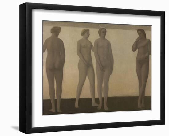 Artemis, 1893-1894-Vilhelm Hammershoi-Framed Giclee Print