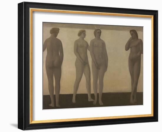 Artemis, 1893-1894-Vilhelm Hammershoi-Framed Giclee Print