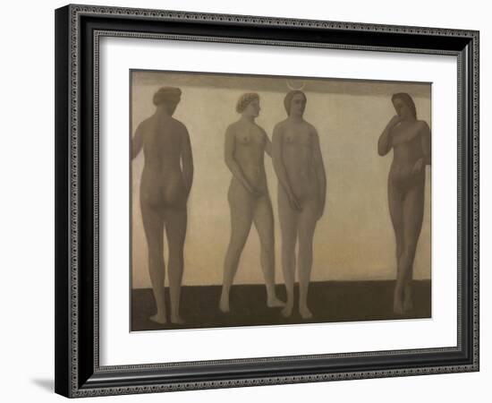 Artemis, 1893-94-Vilhelm Hammershoi-Framed Giclee Print