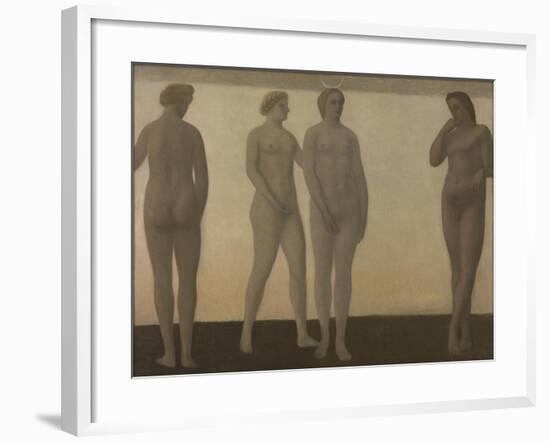 Artemis, 1893-94-Vilhelm Hammershoi-Framed Giclee Print