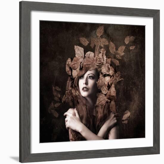 Artemis, daughter of Zeus-Faizal Besari-Framed Art Print