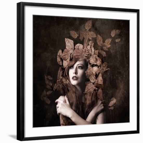 Artemis, daughter of Zeus-Faizal Besari-Framed Art Print