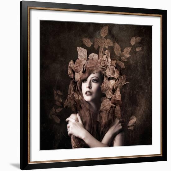 Artemis, daughter of Zeus-Faizal Besari-Framed Art Print