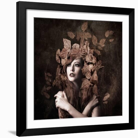 Artemis, daughter of Zeus-Faizal Besari-Framed Art Print