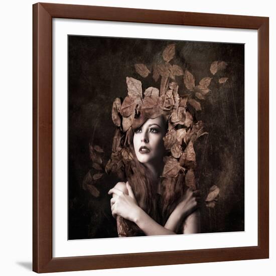 Artemis, daughter of Zeus-Faizal Besari-Framed Art Print