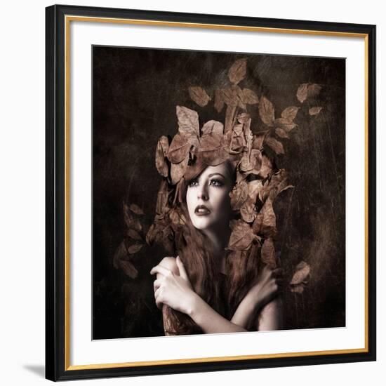 Artemis, daughter of Zeus-Faizal Besari-Framed Art Print