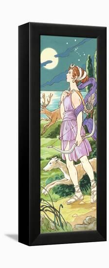 Artemis (Greek), Diana (Roman), Mythology-Encyclopaedia Britannica-Framed Stretched Canvas