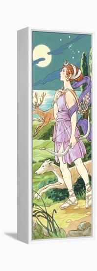 Artemis (Greek), Diana (Roman), Mythology-Encyclopaedia Britannica-Framed Stretched Canvas