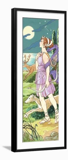 Artemis (Greek), Diana (Roman), Mythology-Encyclopaedia Britannica-Framed Art Print