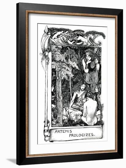 Artemis Prologizes, 1898-John Byam Liston Shaw-Framed Giclee Print