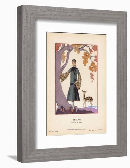 Artemis-Georges Barbier-Framed Art Print