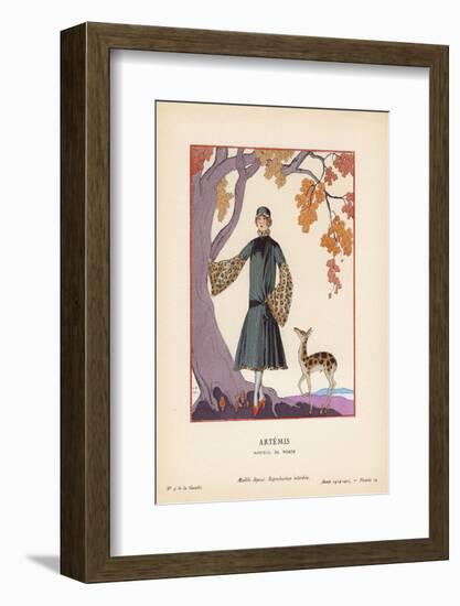 Artemis-Georges Barbier-Framed Art Print