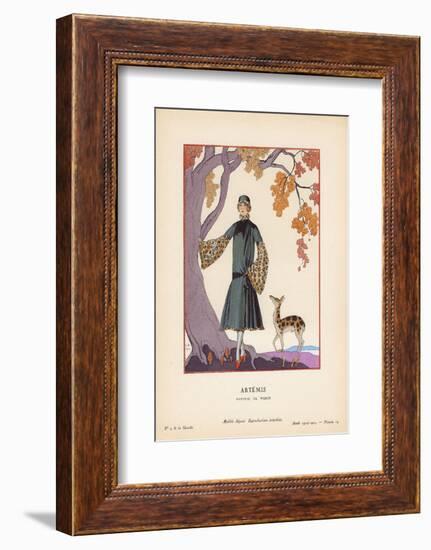 Artemis-Georges Barbier-Framed Art Print