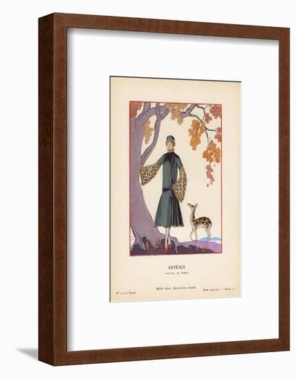 Artemis-Georges Barbier-Framed Art Print