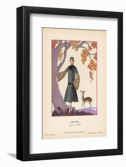 Artemis-Georges Barbier-Framed Art Print