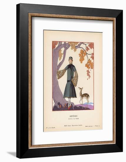 Artemis-Georges Barbier-Framed Art Print