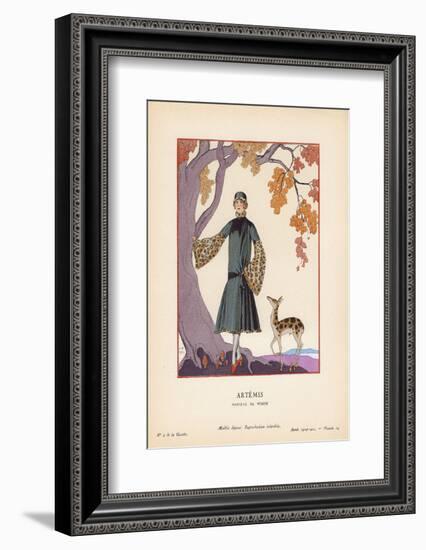 Artemis-Georges Barbier-Framed Art Print