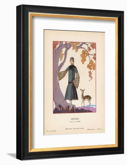 Artemis-Georges Barbier-Framed Art Print