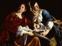 Judith and Her Maidservant (Judith with Holofernes Head)-Artemisia Gentileschi-Giclee Print