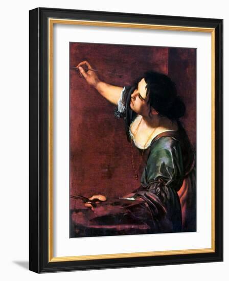 Artemisia Gentileschi-Artemisia Gentileschi-Framed Giclee Print