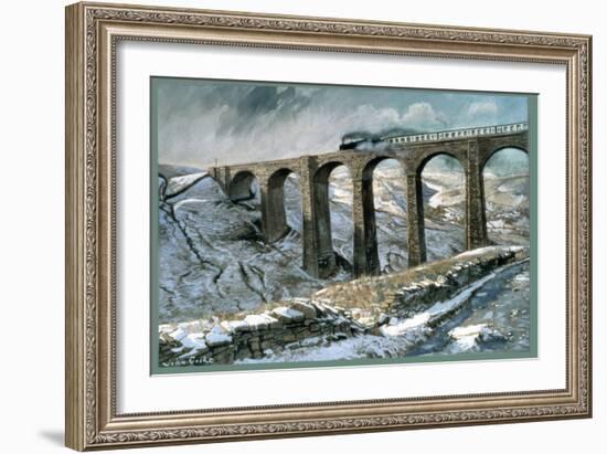 Arten Gill Viaduct-John Cooke-Framed Giclee Print