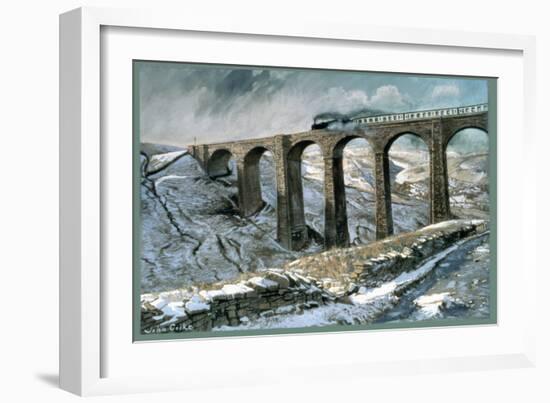 Arten Gill Viaduct-John Cooke-Framed Giclee Print