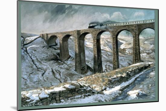 Arten Gill Viaduct-John Cooke-Mounted Giclee Print