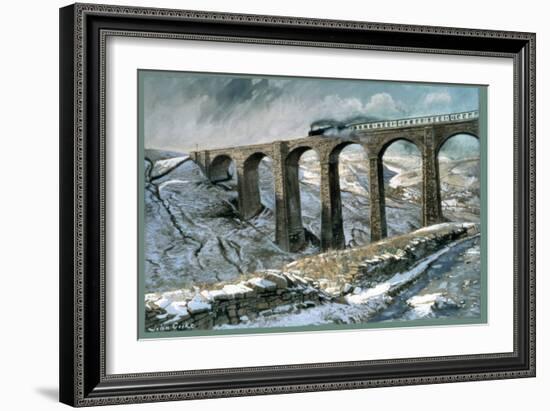 Arten Gill Viaduct-John Cooke-Framed Giclee Print