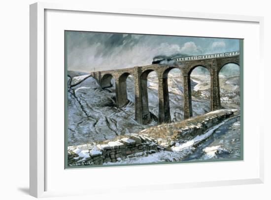 Arten Gill Viaduct-John Cooke-Framed Giclee Print