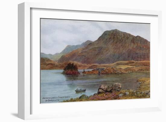 Arthog Lake and Cader Idris, Nr. Barmouth-Alfred Robert Quinton-Framed Giclee Print