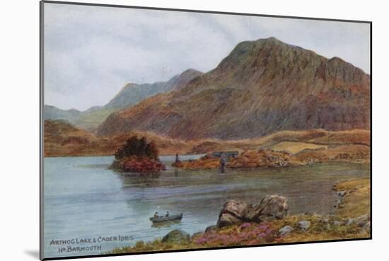 Arthog Lake and Cader Idris, Nr. Barmouth-Alfred Robert Quinton-Mounted Giclee Print