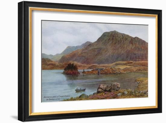Arthog Lake and Cader Idris, Nr. Barmouth-Alfred Robert Quinton-Framed Giclee Print