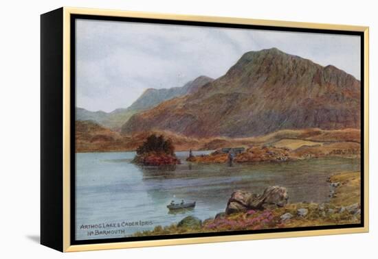 Arthog Lake and Cader Idris, Nr. Barmouth-Alfred Robert Quinton-Framed Premier Image Canvas