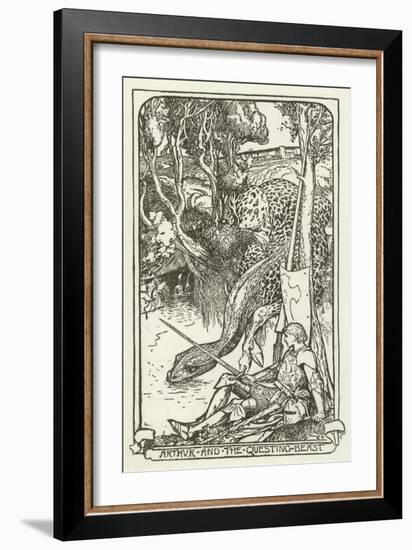 Arthur and the Questing-Beast-Henry Justice Ford-Framed Giclee Print