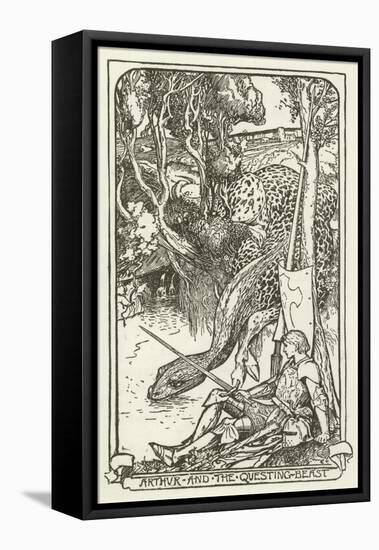 Arthur and the Questing-Beast-Henry Justice Ford-Framed Premier Image Canvas