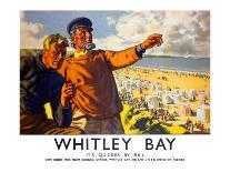 Whitley Bay, British Rail, 1948-1965-Arthur C Michael-Framed Giclee Print