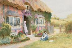 Taking Out the Washing-Arthur Claude Strachan-Giclee Print