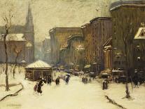 Beacon Street in Winter-Arthur Clifton Goodwin-Giclee Print