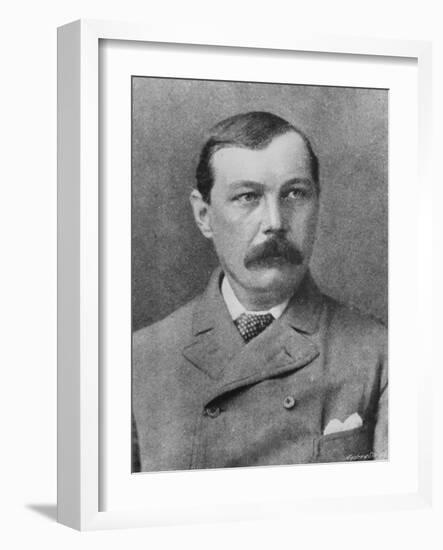 Arthur Conan Doyle, C.1920 (B/W Photo)-Roger Eliot Fry-Framed Giclee Print