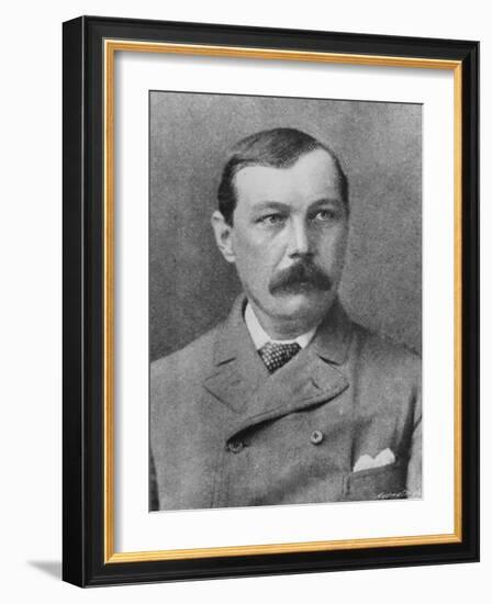 Arthur Conan Doyle, C.1920 (B/W Photo)-Roger Eliot Fry-Framed Giclee Print