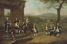 Members of the Maynard Family in the Park at Waltons, C.1755-62-Arthur Devis-Art Print