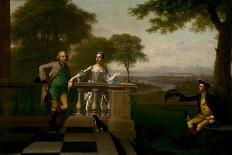 Mr and Mrs William Atherton, 1743 (Oil on Canvas)-Arthur Devis-Giclee Print