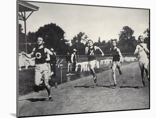 Arthur Duffey, American athlete, running a race, 1902-Edwin Levick-Mounted Photographic Print